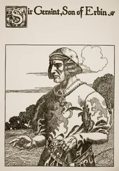 Sir Geraint, Son of Erbin, illustration från 